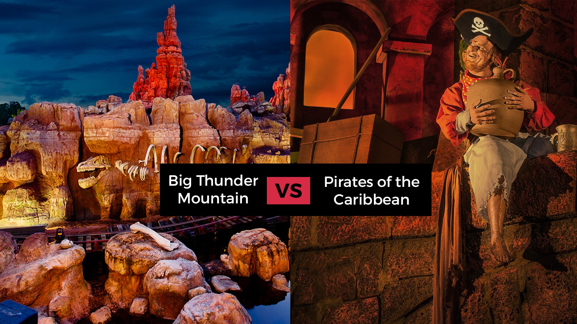 Disneyland Tournament Final Four: Big Thunder Mt vs Pirates of the Caribbean