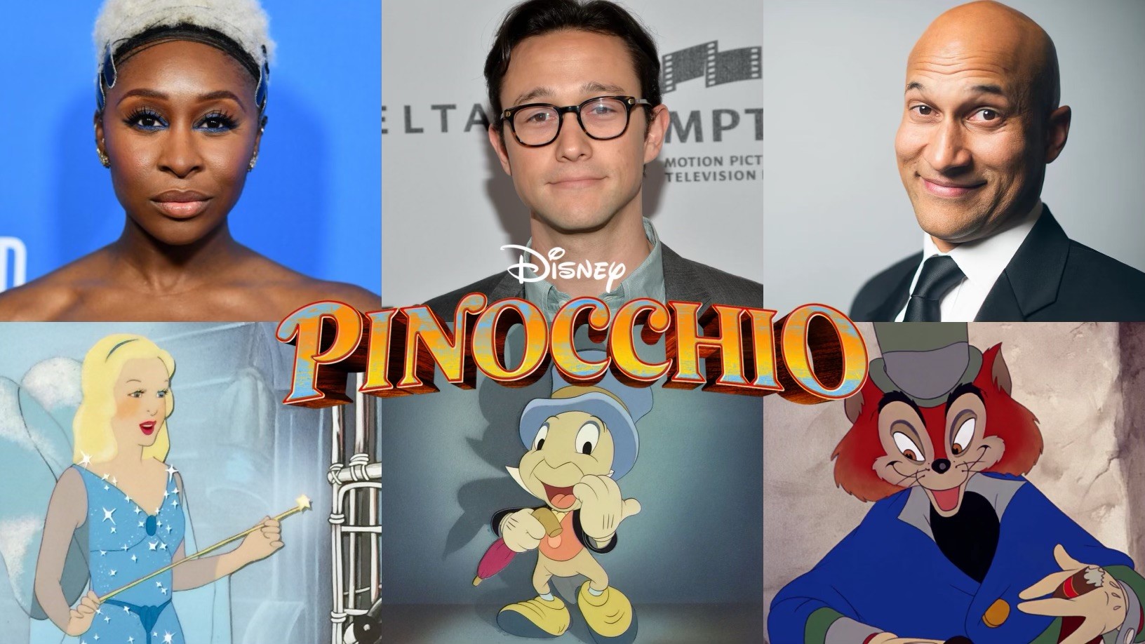Cynthia Erivo, Joseph Gordon-Levitt, and Keegan-Michael Key Cast in ' Pinocchio' Remake - The DisInsider