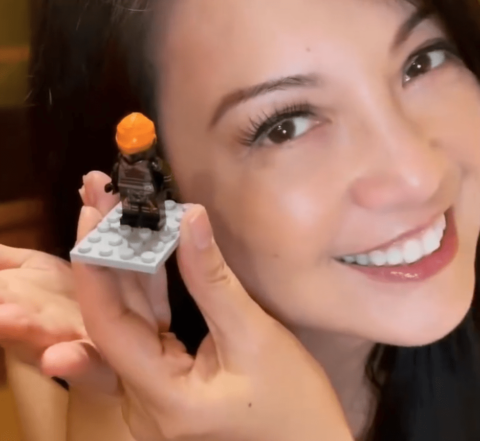 Ming-Na Wen and Her LEGO Star Wars Minifigure