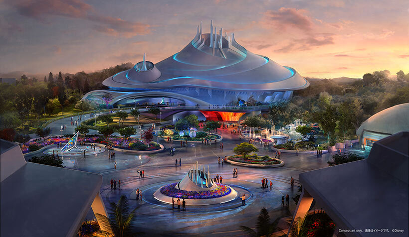 Tokyo Disneyland to Open New Tomorrowland Plaza & Rebuild ‘Space Mountain’