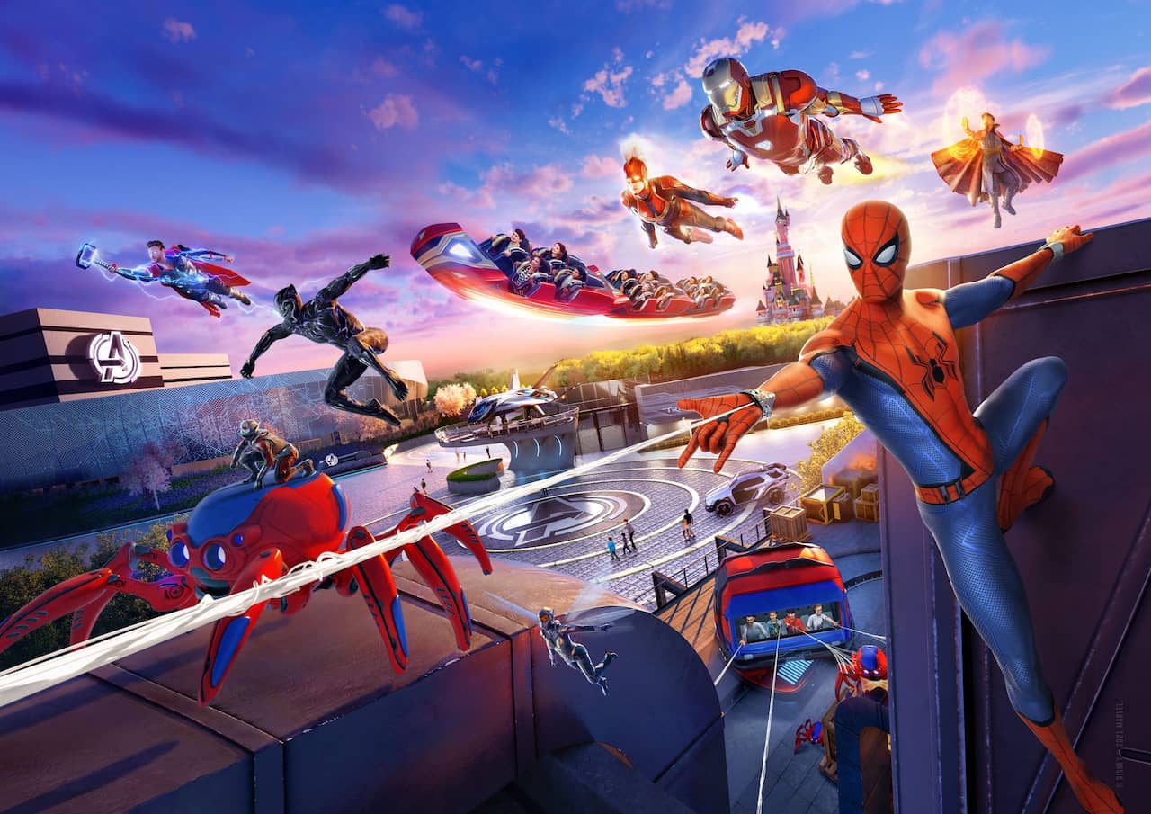 Disneyland Paris Releases New ‘Marvel Avengers Campus’ Artwork