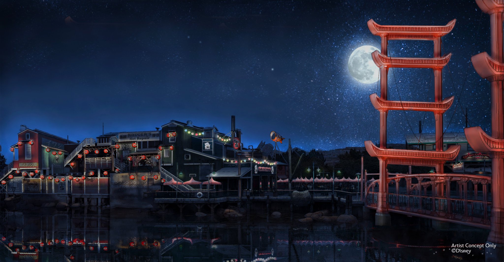 California Adventure’s Pacific Wharf Being Reimagined To San Fransokyo from ‘Big Hero 6’