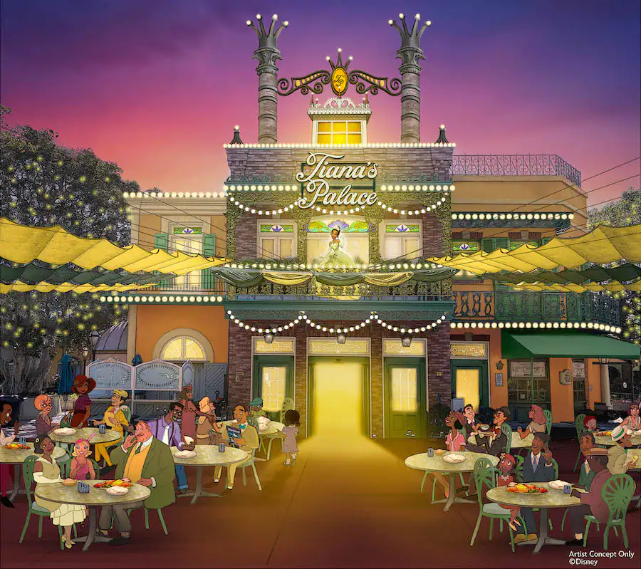 Tiana’s Palace to Open Late 2023 at Disneyland Park 